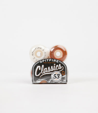 Spitfire Classic 99DU Wheels - White - 53mm