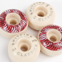 Spitfire Formula Four Camo Classics 99DU Wheels - Red - 51mm thumbnail