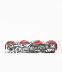 Spitfire Formula Four Classic 99DU Wheels - Red - 51mm