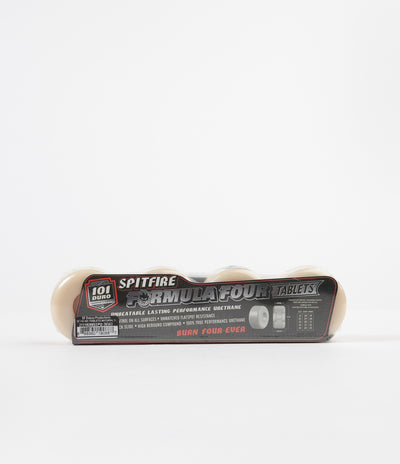 Spitfire Formula Four Tablet 101DU Wheels - Natural - 53mm