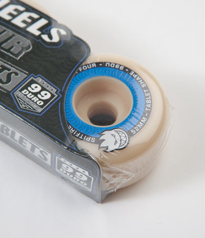 Spitfire Formula Four Tablet 99DU Wheels - Natural - 52mm