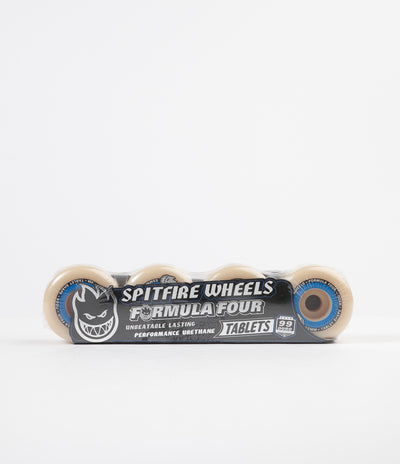 Spitfire Formula Four Tablet 99DU Wheels - Natural - 55mm