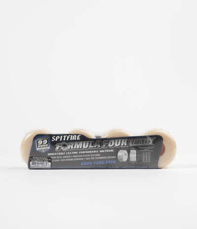 Spitfire Formula Four Tablet 99DU Wheels - Natural - 55mm