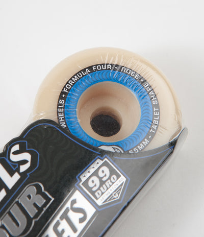 Spitfire Formula Four Tablet 99DU Wheels - Natural - 55mm
