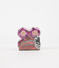 Spitfire Shredded Pink Wheels - 52mm - Pink / White