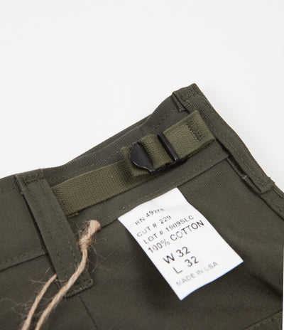 Stan Ray 6 Pocket Cargo Trousers - Olive Ripstop
