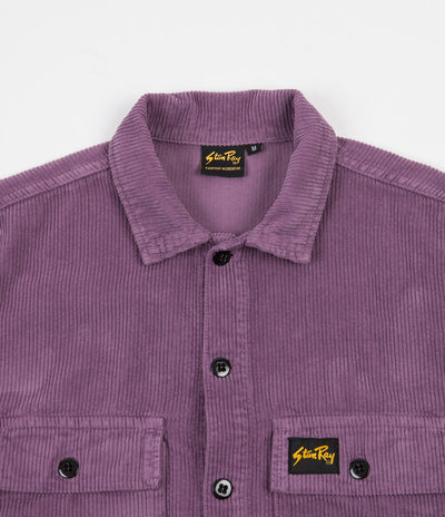 Stan Ray Cord CPO Shirt - Crushed Purple