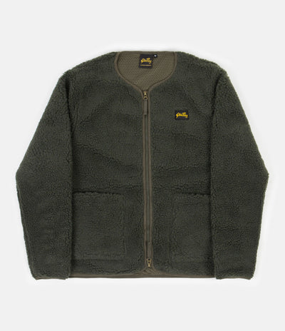 Stan Ray Fleece Layer Cardigan - Olive