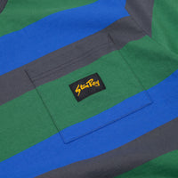 Stan Ray Football T-Shirt - Indian Green Stripe thumbnail