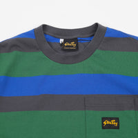 Stan Ray Football T-Shirt - Indian Green Stripe thumbnail