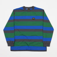 Stan Ray Long Sleeve Football T-Shirt - Indian Green Stripe thumbnail