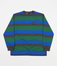 Stan Ray Long Sleeve Football T-Shirt - Indian Green Stripe