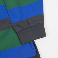 Stan Ray Long Sleeve Football T-Shirt - Indian Green Stripe thumbnail