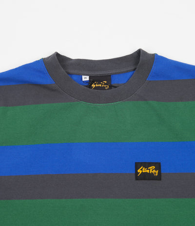 Stan Ray Long Sleeve Football T-Shirt - Indian Green Stripe