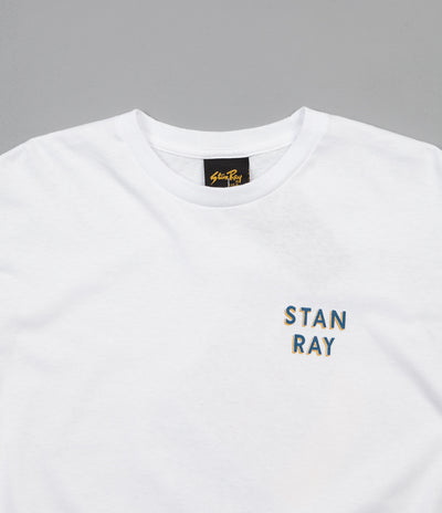 Stan Ray Paint Something Long Sleeve T-Shirt - White