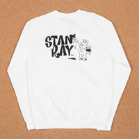 Stan Ray Painter Crewneck Sweatshirt - White thumbnail