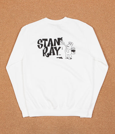 Stan Ray Painter Crewneck Sweatshirt - White
