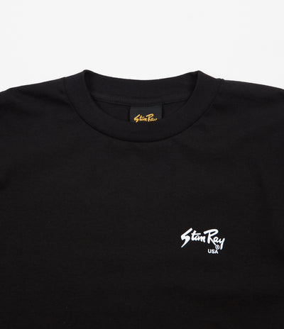 Stan Ray Peace Stripe Long Sleeve T-Shirt - Black