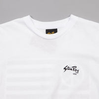 Stan Ray Peace Stripe Long Sleeve T-Shirt - White thumbnail
