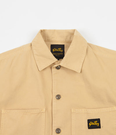 Stan Ray Shop Jacket - Sand Overdye Natural Drill