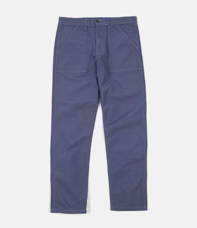 Stan Ray Slim Fit 4 Pocket Fatigue Trousers - Garage Blue Duck