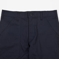 Stan Ray Slim Fit 4 Pocket Fatigue Trousers - Navy Rip Stop thumbnail