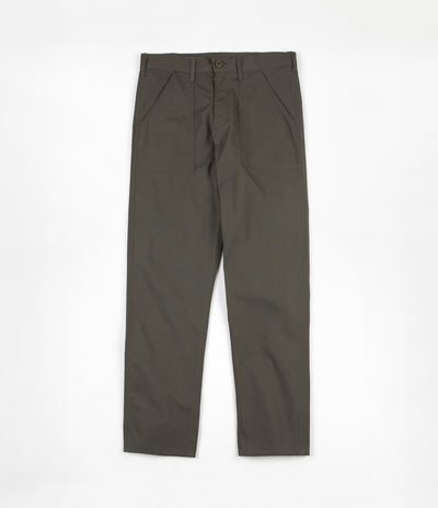 Stan Ray Slim Fit 4 Pocket Fatigue Trousers - Olive Rip Stop