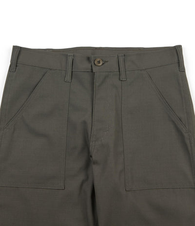 Stan Ray Slim Fit 4 Pocket Fatigue Trousers - Olive Rip Stop