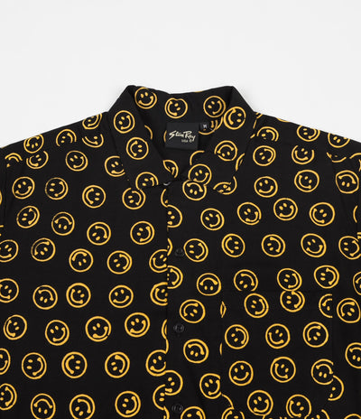 Stan Ray Smiley Batik Shirt - Black