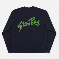 Stan Ray Stan Crewneck Sweatshirt - Navy / Fresh Green Print thumbnail