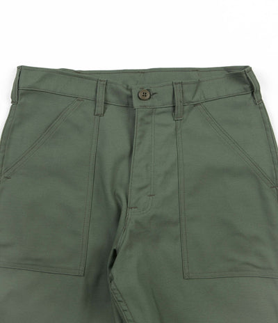 Stan Ray Taper Fit 4 Pocket Fatigue Trousers - Olive Sateen