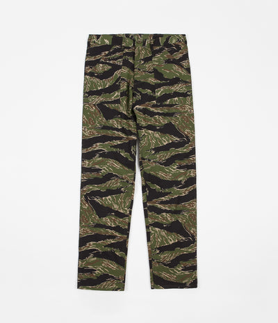 Stan Ray Taper Fit 4 Pocket Fatigue Trousers - Green Tigerstripe Ripstop