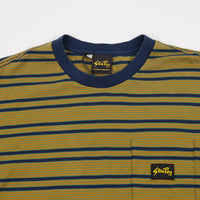 Stan Ray Yarn Dye Stripe Narrow Long Sleeve T-Shirt - Navy thumbnail