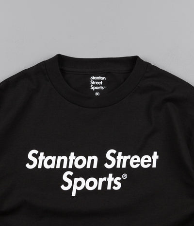 Stanton Street Sports Logo T-Shirt - Black