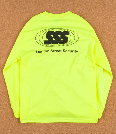 Stanton Street Sports Security Long Sleeve T-Shirt - Safety Yellow