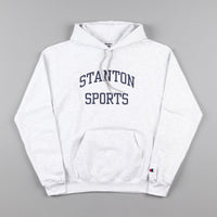 Stanton Street Sports Varsity Hooded Sweatshirt - Ash Grey thumbnail