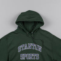 Stanton Street Sports Varsity Hooded Sweatshirt - Forest Green thumbnail
