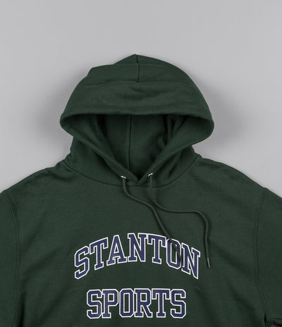 Stanton Street Sports Varsity Hooded Sweatshirt - Forest Green