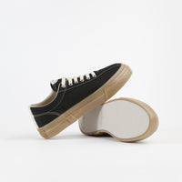 Stepney Workers Club Dellow Canvas Shoes - Black / Gum thumbnail