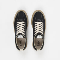 Stepney Workers Club Dellow Canvas Shoes - Black / Gum thumbnail