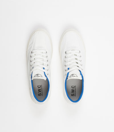 Stepney Workers Club Dellow Canvas Shoes - White / Blue