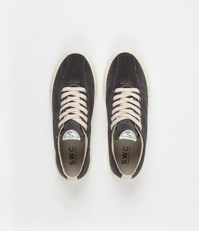 Stepney Workers Club Dellow Oversized Cord Shoes - Grey