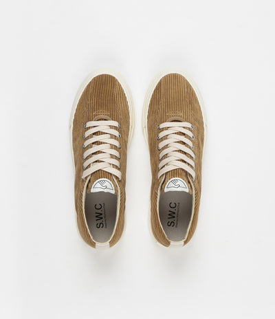 Stepney Workers Club Dellow Oversized Cord Shoes - Tan