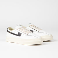 Stepney Workers Club Dellow S-Strike Leather Shoes - White / Black thumbnail