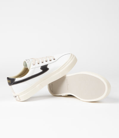 Stepney Workers Club Dellow S-Strike Leather Shoes - White / Black