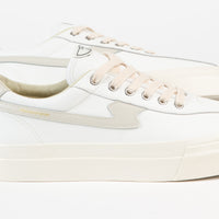 Stepney Workers Club Dellow S-Strike Leather Shoes - White / Putty thumbnail