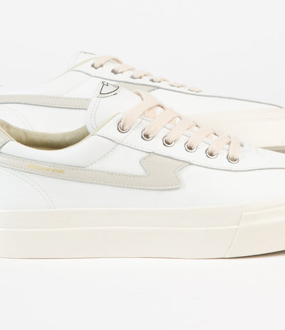 Stepney Workers Club Dellow S-Strike Leather Shoes - White / Putty
