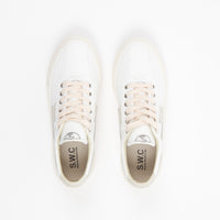 Stepney Workers Club Dellow S-Strike Leather Shoes - White / Putty thumbnail