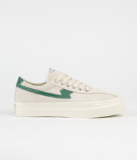 Stepney Workers Club Dellow S-Strike Suede Shoes - Ecru / Green