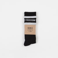 Stepney Workers Club FOS-FOT Socks - Black thumbnail